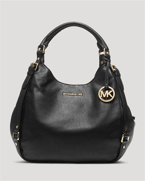 bloomingdales michael kors purses|black leather handbags michael kors.